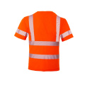 Reflektierende Klebebaubauarbeiter T-Shirt High Vis Hemden